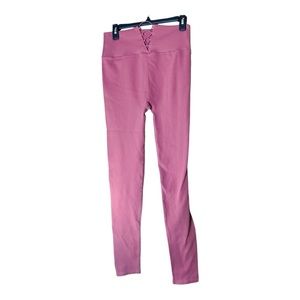 Fila Leggings / Pants Dusty Mauve Pink‎ Ribbed Size Small